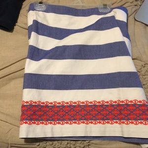 Vineyard vines striped skirt, size 4